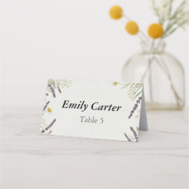 Tarjeta de asiento Rústica del Boda Cottagecore