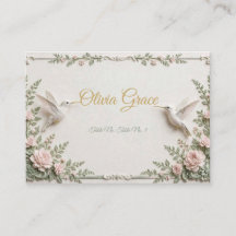 Tarjeta de asiento Sage Chinoiserie Hummingbird