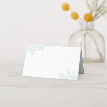 Sage Green Eucalyptus Place Cards