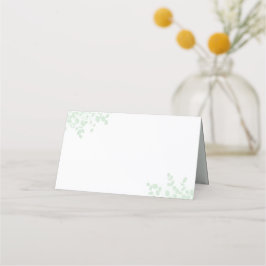 Tarjeta De Asiento Sage Green Eucalyptus Place Cards
