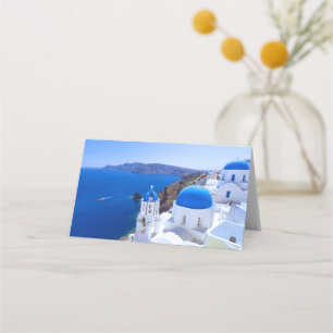 Tarjeta De Asiento Santorini