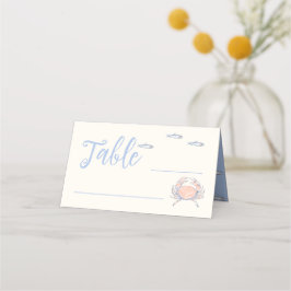 Tarjeta De Asiento sea breeze