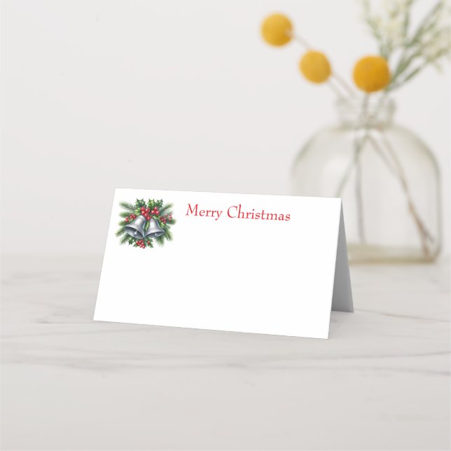 Tarjeta De Asiento Silver Bells (Anverso)