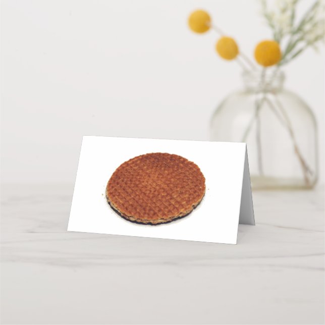 Tarjeta De Asiento Stroopwafel (Anverso)