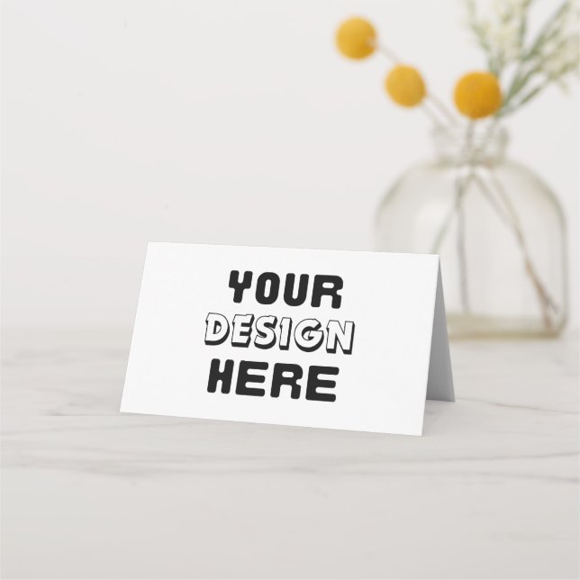 Tarjeta De Asiento Sube tu propio diseño aquí (Anverso)