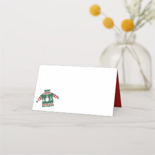 Tarjeta De Asiento Suéter de Navidades feos modernos  Vacaciones