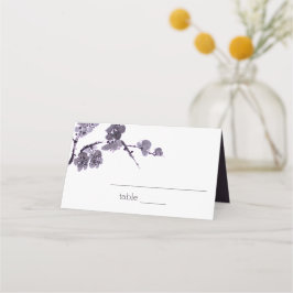 Tarjeta De Asiento Sumie de ciruela