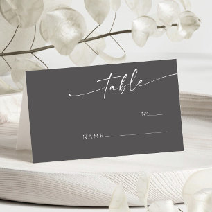 Tarjeta De Asiento Tabla de Bodas de caligrafía moderna BLAIRE Número
