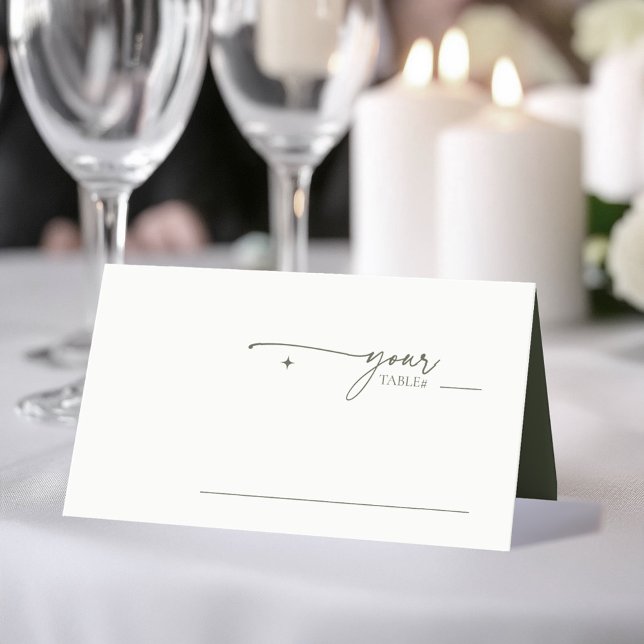 Tarjeta De Asiento Tabla Pearl ID1046 simple Boda de Moda (Subido por el creador)