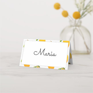Tarjeta De Asiento The Lemon Place card