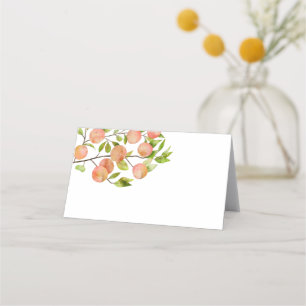 Tarjeta De Asiento Tienda de alimentos para Fiestas Peach