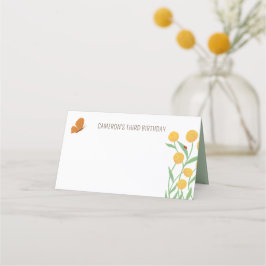 Tarjeta De Asiento Tienda de mesa en blanco inspirada en la naturalez