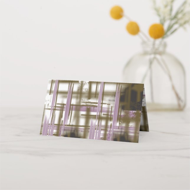 Tarjeta De Asiento Un lago inmaculado entre la montaña nevada (Anverso)