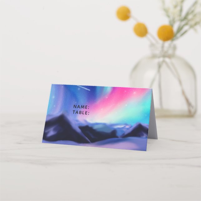 Tarjeta De Asiento Un millón de sueños de Aurora (Anverso)