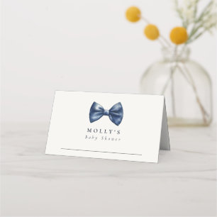 Tarjeta De Asiento Un Pequeño Caballero Está En Camino De Baby Shower
