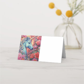 Tarjeta De Asiento Unicornio Mágico