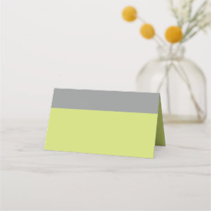 Tarjeta De Asiento Verde y gris moderno