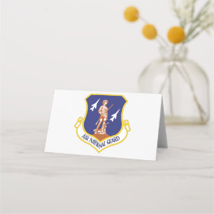 Tarjeta De Asiento Veterano Militar de la Guardia Nacional Aérea