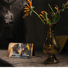 Tarjeta De Asiento Victoriano gótico Boda único oscuro