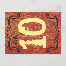 Tarjeta de asiento WILD WEST