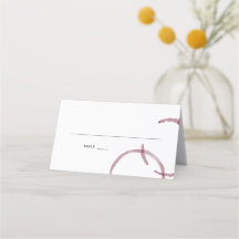 Wine Stains Winery Escort Place Card SET