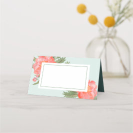 Tarjeta De Asiento Winter Peony