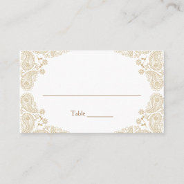 Tarjeta de asignación de tabla de Boda Rústico I P