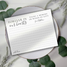 Tarjeta de asistencia para compartir un recuerdo