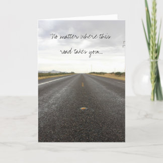 Tarjeta de asistencia por carretera solitaria