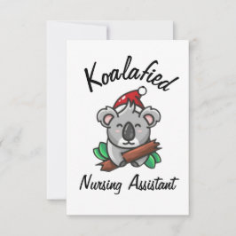 Tarjeta de asistente de enfermería Koalafied