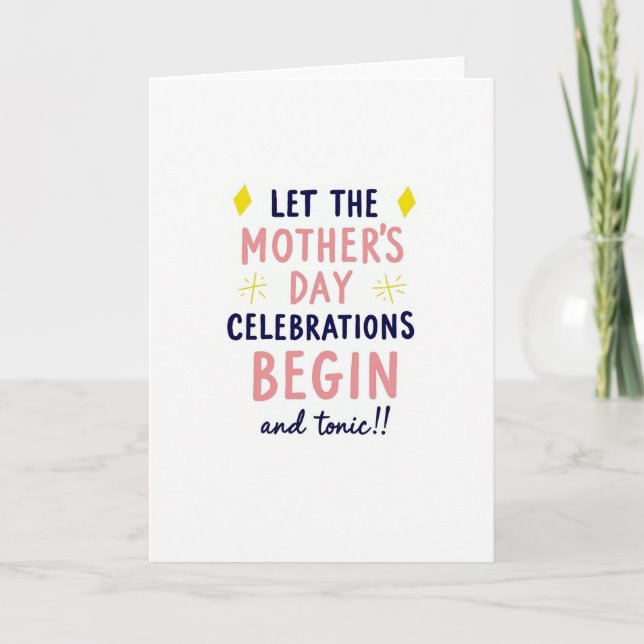 Tarjeta de asteriscos para el día de la madre (Anverso)