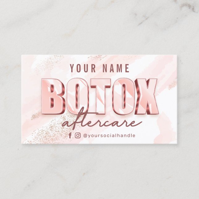 Tarjeta de atención posterior de Purpurina de colo (Anverso)