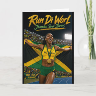 Tarjeta de Atletismo Campeón