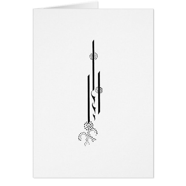 Tarjeta de Aubrey Beardsley (Frente)