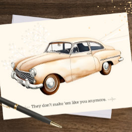 Tarjeta de auto Feliz Día del Padre