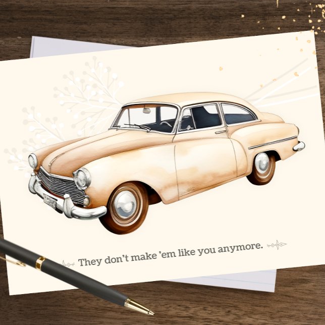 Tarjeta de auto Feliz Día del Padre (Subido por el creador)