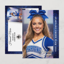 Tarjeta de Autógrafo de Cheer Mini Tarjetas de Con