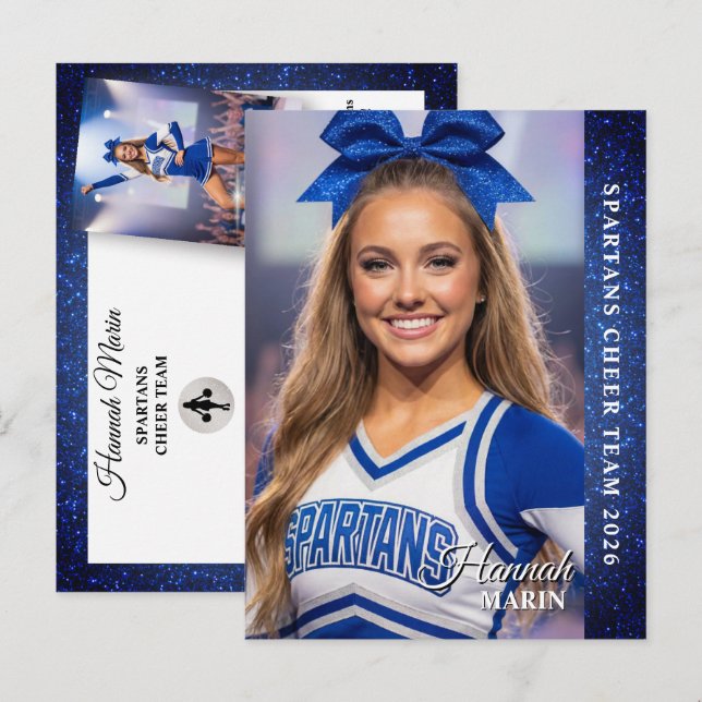 Tarjeta de Autógrafo de Cheer Mini Tarjetas de Con (Anverso / Reverso)
