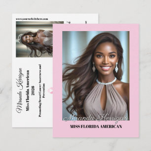 Tarjeta de autógrafo de elementos esenciales de co