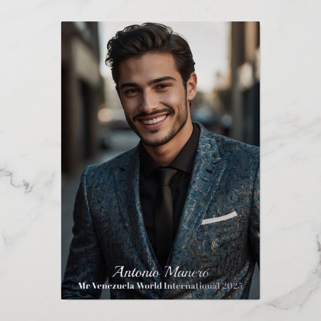 Tarjeta de Autografo Promo Real de Concurso Minima (Anverso)