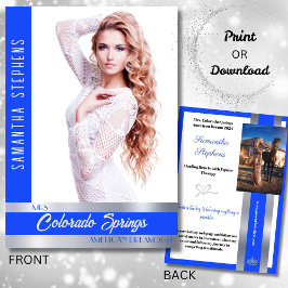 Tarjeta de Autógrafo Royal Shine para Certámenes