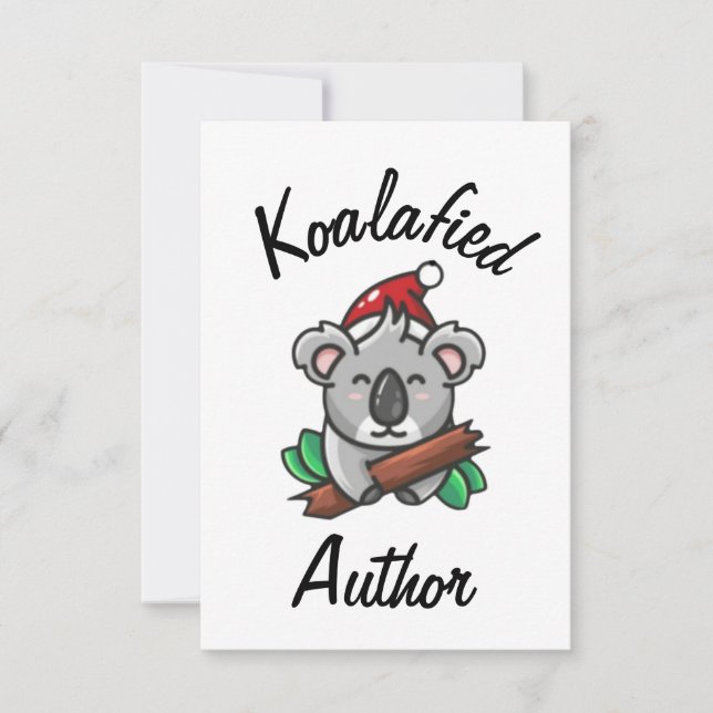 Tarjeta de autor Koalafied (Anverso)