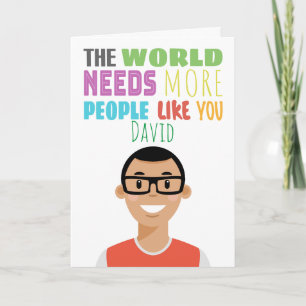 Tarjeta de Avatar Personalizada