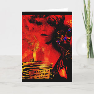 Tarjeta de aventura casada de mujer