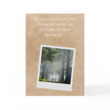 Tarjeta de Aventura del Mejor Amigo Chicos en Bici