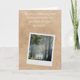 Tarjeta de Aventura del Mejor Amigo Chicos en Bici