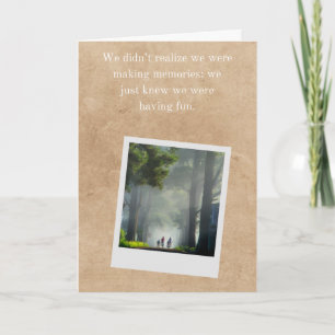 Tarjeta de Aventura del Mejor Amigo Chicos en Bici