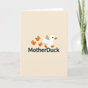 Tarjeta de Aves Acuáticas del Día de la Madre Dulc