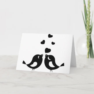 Tarjeta de Aves de Amor