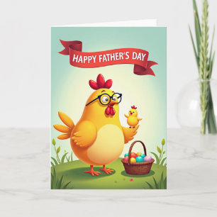 Tarjeta de Aves del Día del Padre Amoroso